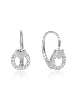 Orecchini Beneto Delicati in argento con cuore AGUC2701 donna