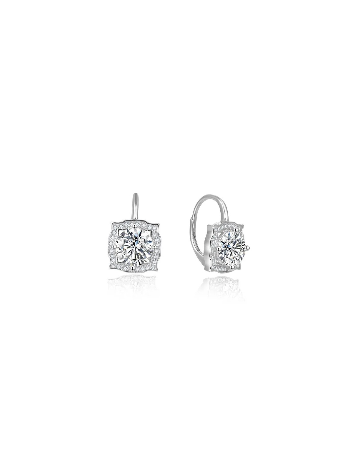 Beneto Orecchini scintillanti in argento AGUC2694 donna