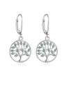 Beneto Eleganti orecchini in argento con zirconi Albero della Vita AGUC917L donna