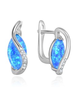 Orecchini Beneto in argento con opali sintetici AGUC2607 donna