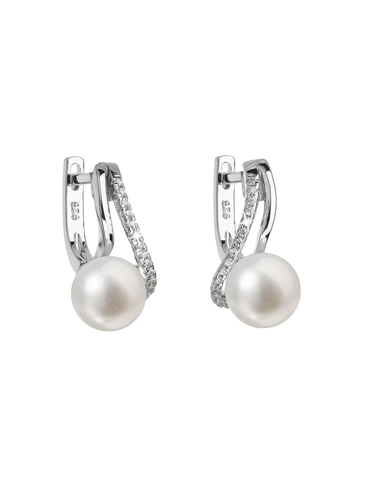 Evolution Group Orecchini in argento con perle vere Pavon 21024.1 donna