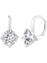 Silvego Orecchini in argento LILA con zircone trasparente LPS0620 - Dimensioni: M: (1.6 x 0.8 cm) donna