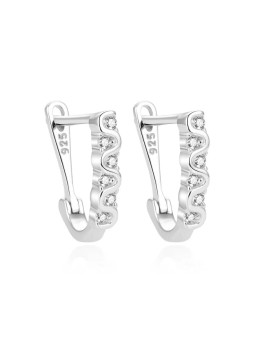 Beneto Orecchini unici in argento con zirconi AGUC2151L donna