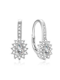 Beneto Orecchini in argento scintillanti con zirconi AGUC1296L donna