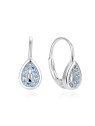 Beneto Orecchini in argento con zirconi blu AGUC1294DL donna