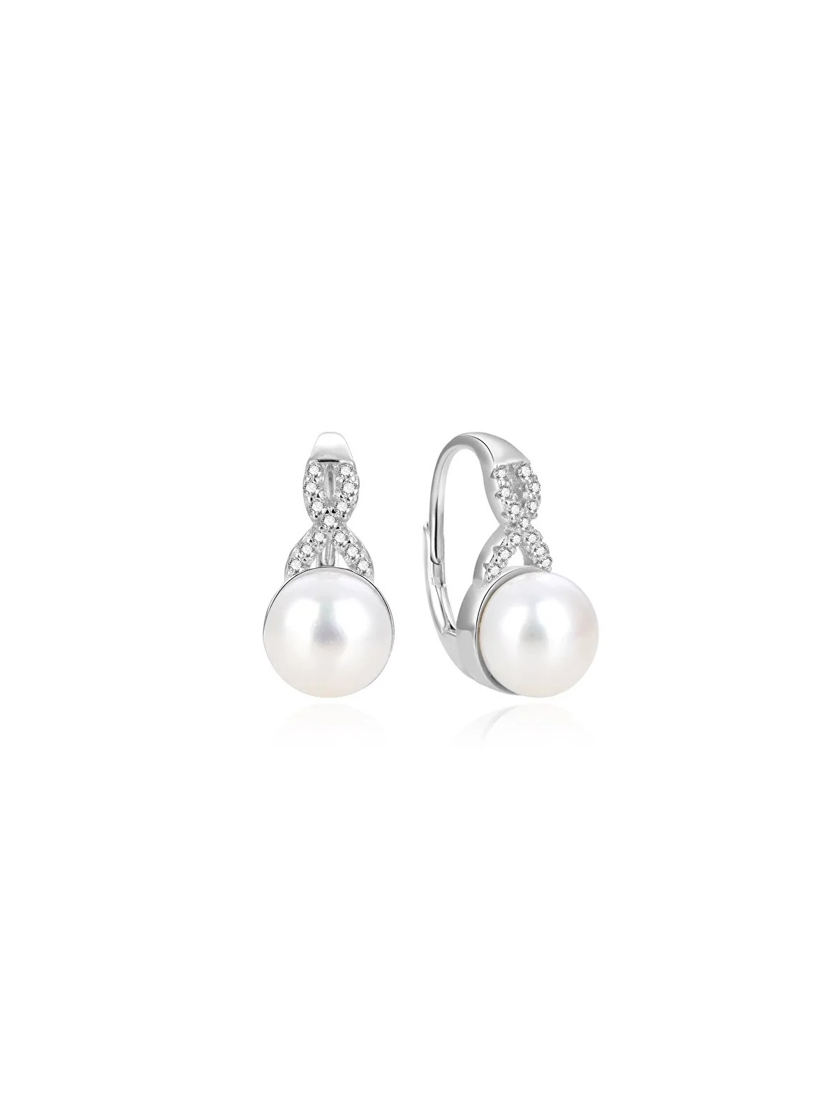 Beneto Deliziosi orecchini in argento con perle vere AGUC870PL donna