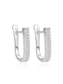 Beneto Orecchini in argento con zirconi AGUC1429 donna