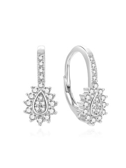Beneto Orecchini in argento scintillanti con zirconi AGUC2154L donna