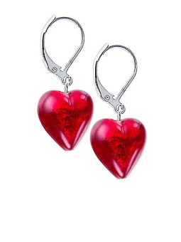 Lampglas Orecchini romantici Pure Love con oro 24 carati in perle Lampglas ELH1 donna