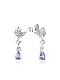Beneto Orecchini unici in argento con zirconi AGUP2183 / AL donna