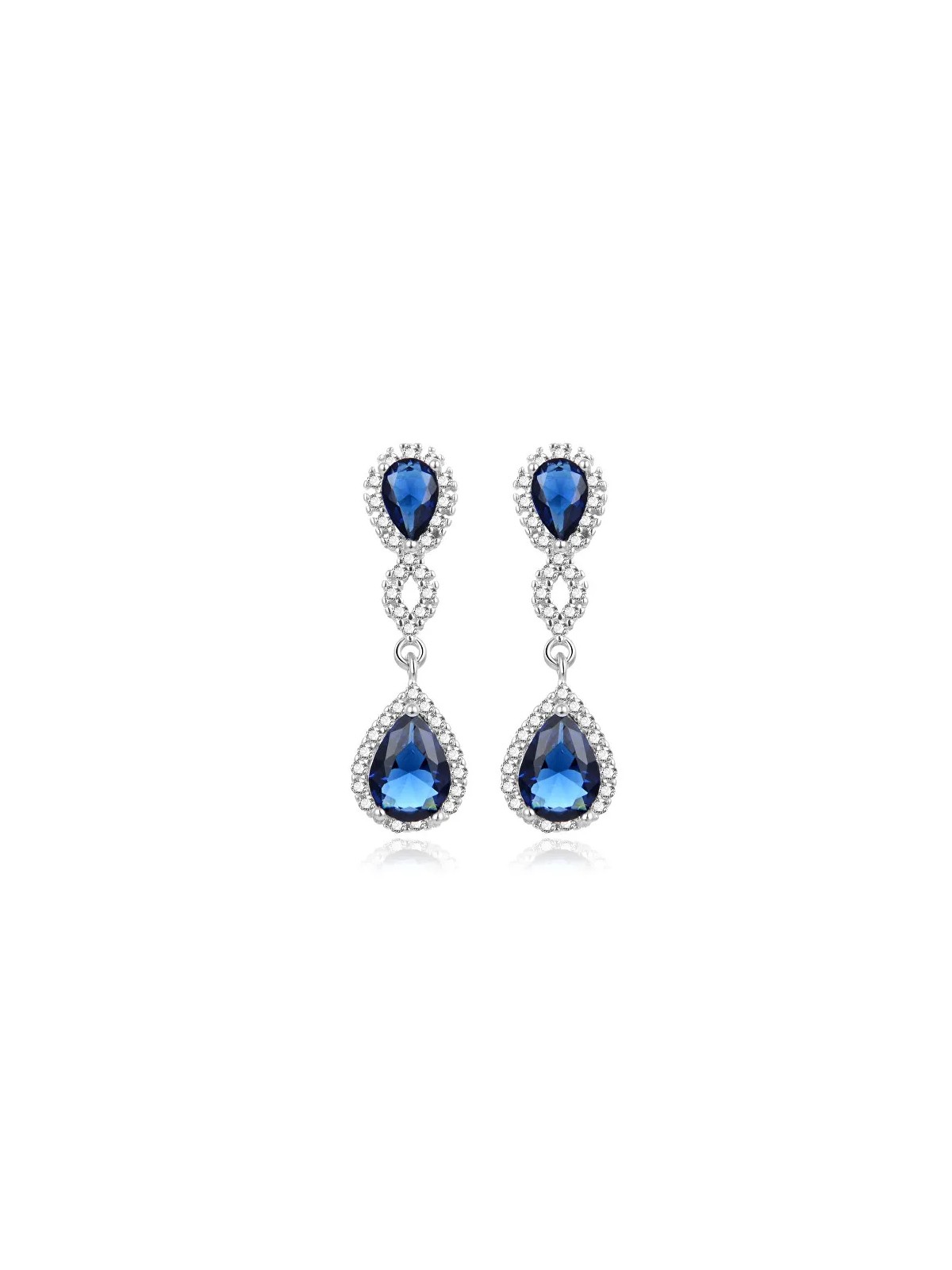 Beneto Imponenti orecchini in argento in stile Duchessa Kate AGUP2149L donna