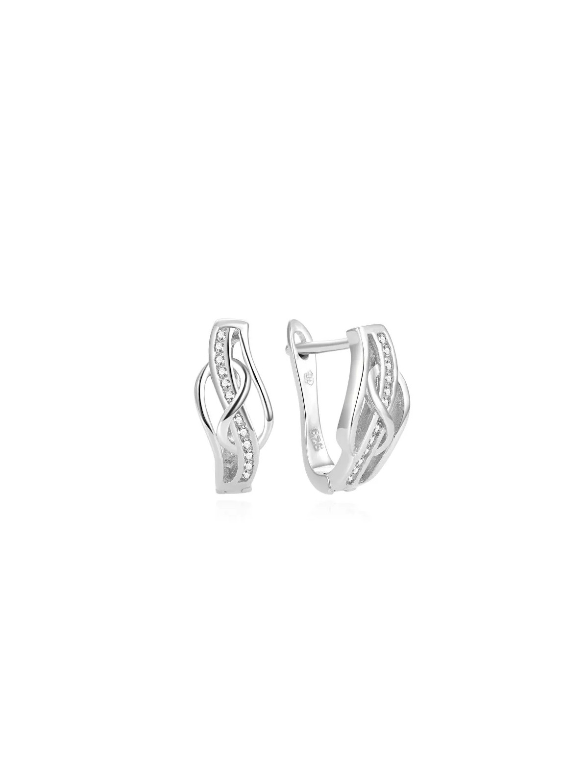 Beneto Elegant orecchini in argento con zirconi AGUC1277L donna