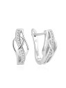 Beneto Elegant orecchini in argento con zirconi AGUC1277L donna