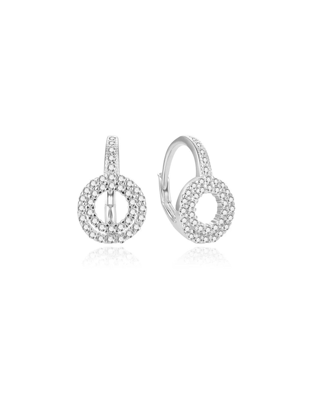 Beneto Orecchini in argento pregiato con zirconi AGUC1761 donna
