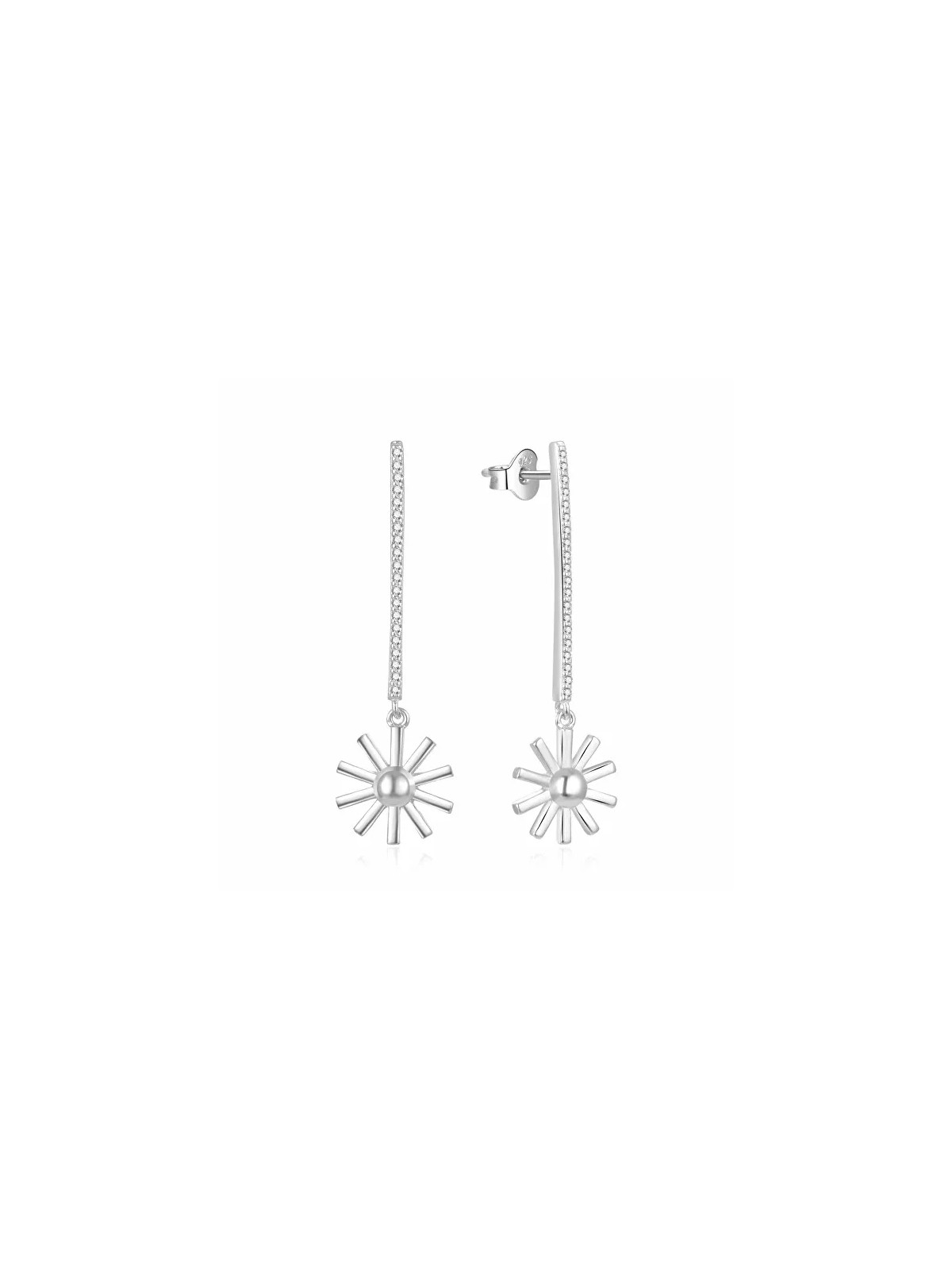 MOISS Bellissimi orecchini in argento Fiori E0002432 donna