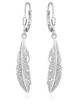 Beneto Orecchini con piume in argento senza tempo AGUC2391L donna