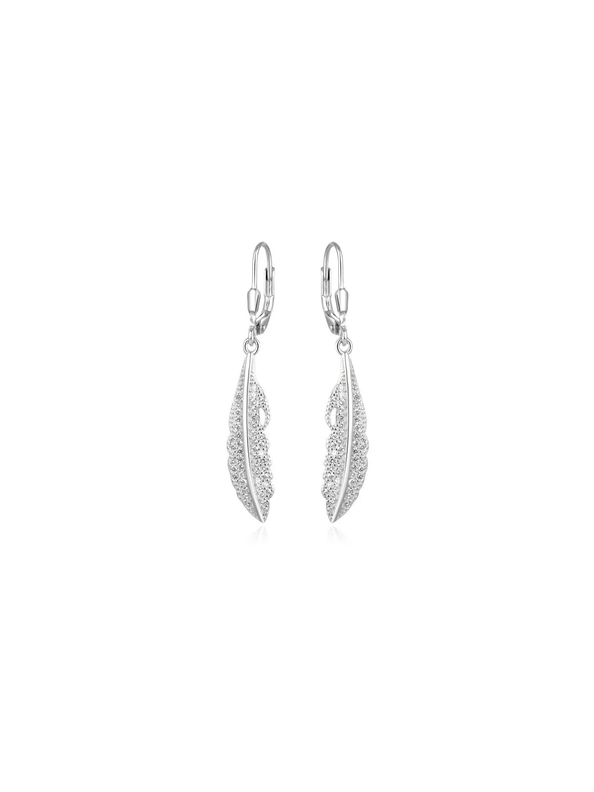 Beneto Orecchini con piume in argento senza tempo AGUC2391L donna