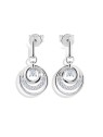 Modesi Orecchini in argento lucido con zirconi J230CZ-WN donna