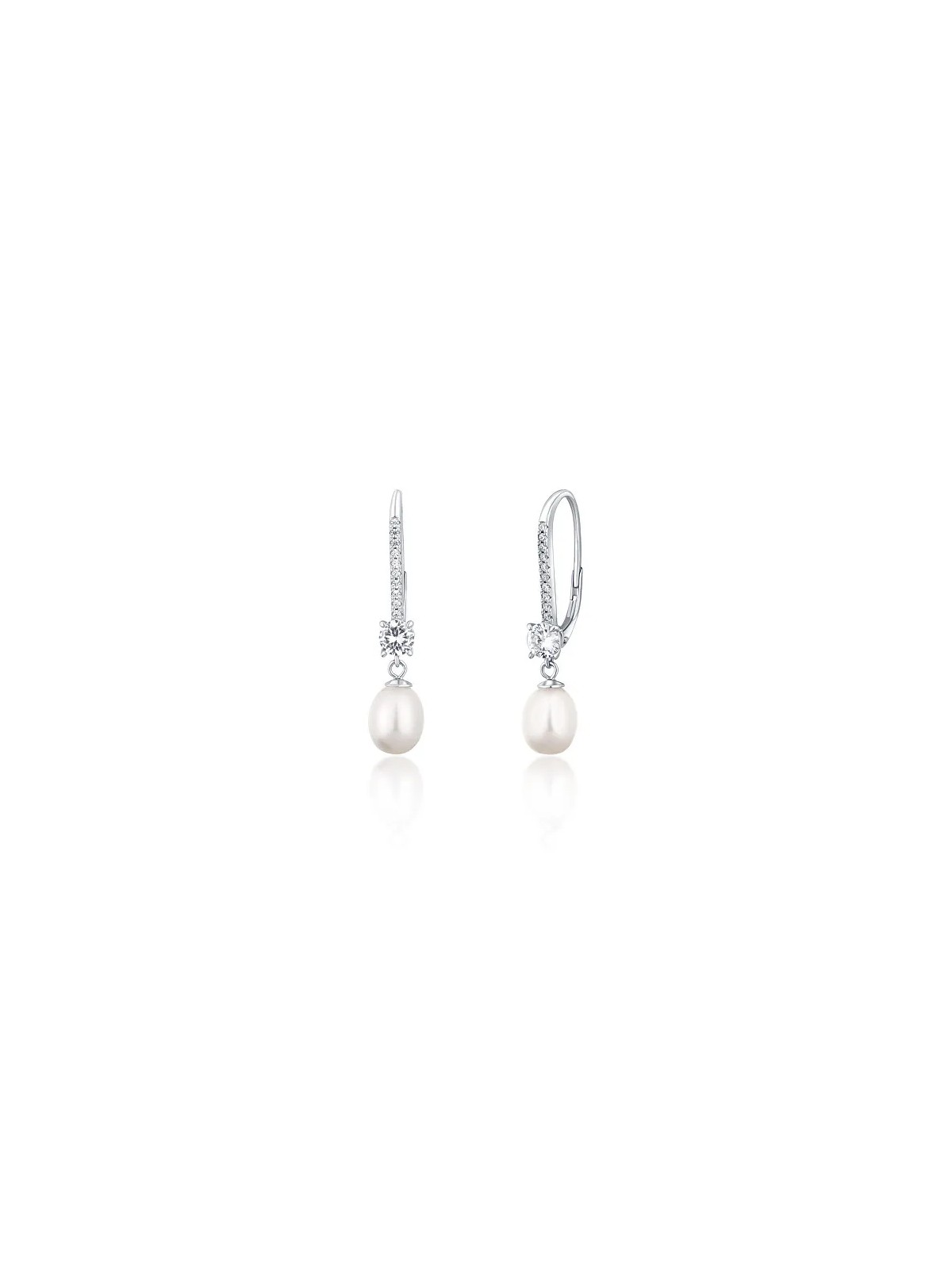 JwL Luxury Pearls Orecchini di lusso in argento con perle vere JL0717 donna