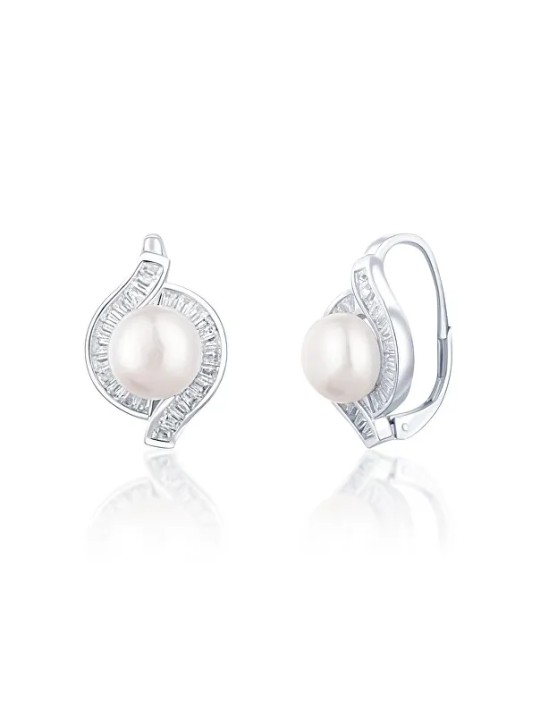 JwL Luxury Pearls Bellissimi orecchini in argento con perle vere JL0718 donna