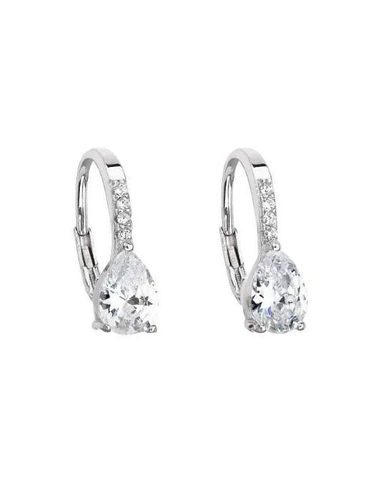 Orecchini Evolution Group in argento con zirconi trasparenti 11206.1 donna