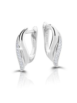 Modesi Inconfondibili orecchini in argento con zirconi M23080 donna