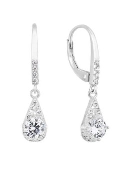 Evolution Group Deliziosi orecchini in argento con zirconi 11305.1 donna