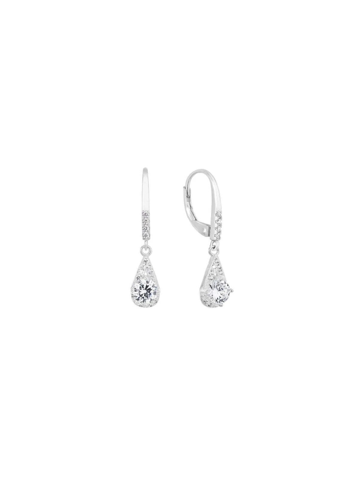 Evolution Group Deliziosi orecchini in argento con zirconi 11305.1 donna
