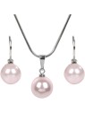 Levien Un grazioso set di collane e orecchini Pearl Rosaline da donna