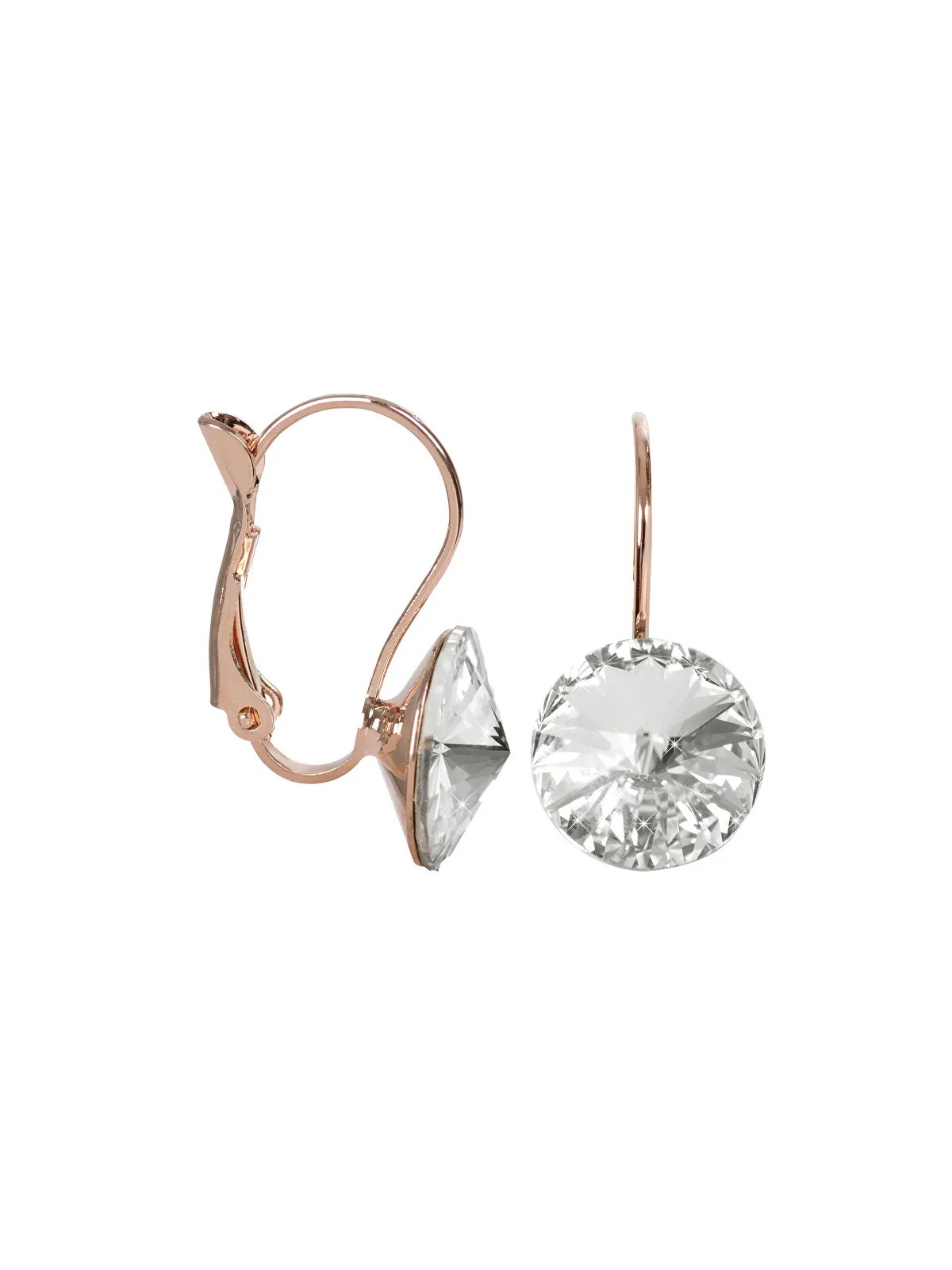 Levien Orecchini in bronzo con cristilla Rivoli Crystal donna