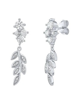 Silvego Orecchini Stacy in argento con zirconi trasparenti Brilliance Zirconia FW16519EW donna