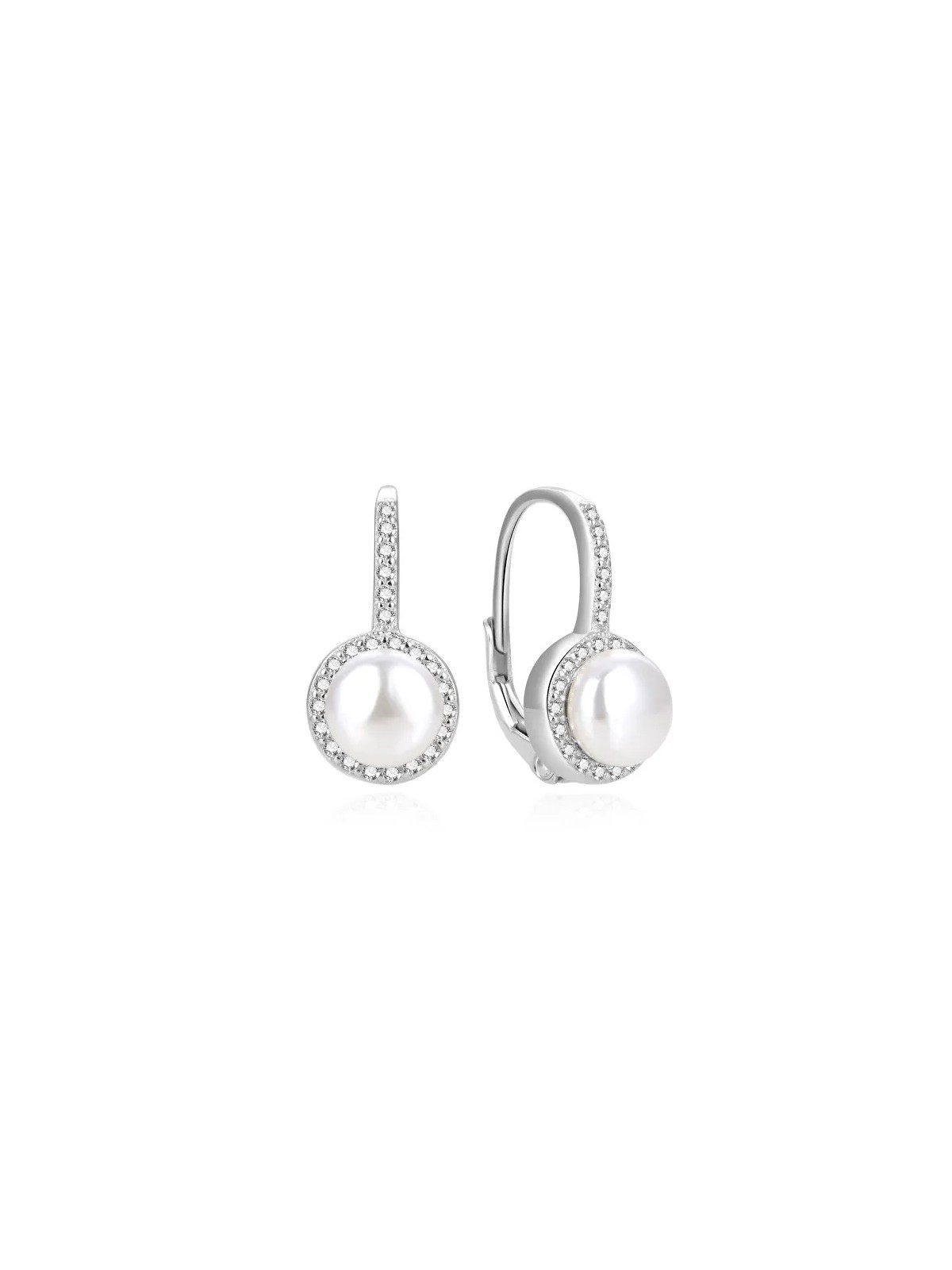 Beneto Deliziosi orecchini in argento con vere perle di fiume AGUC2397PL donna
