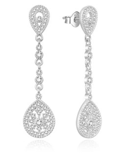 MOISS Eleganti orecchini in argento con zirconi cubici E0002556 donna