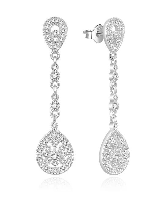 MOISS Eleganti orecchini in argento con zirconi cubici E0002556 donna