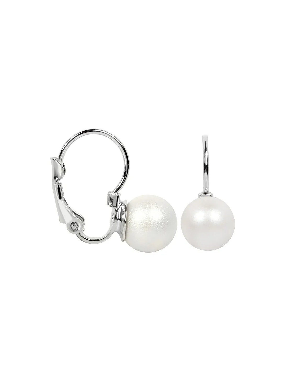 Levien Bellissimi orecchini di perle Perla Bianco Perlaceo donna