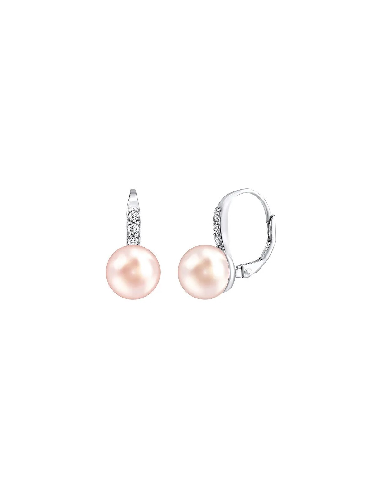 Silvego Orecchini CASSIDY in argento con perla naturale rosa LPSP0639P donna