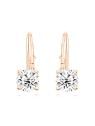 Orecchini JVD Delicati in bronzo con zirconi trasparenti SVLE0620XH2RO00 - Dimensioni: 1.3 x 0.5 cm donna