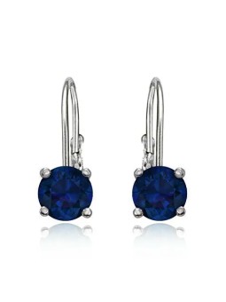 JVD Delicati orecchini in argento con zirconi blu scuro SVLE0620XH2M100 donna