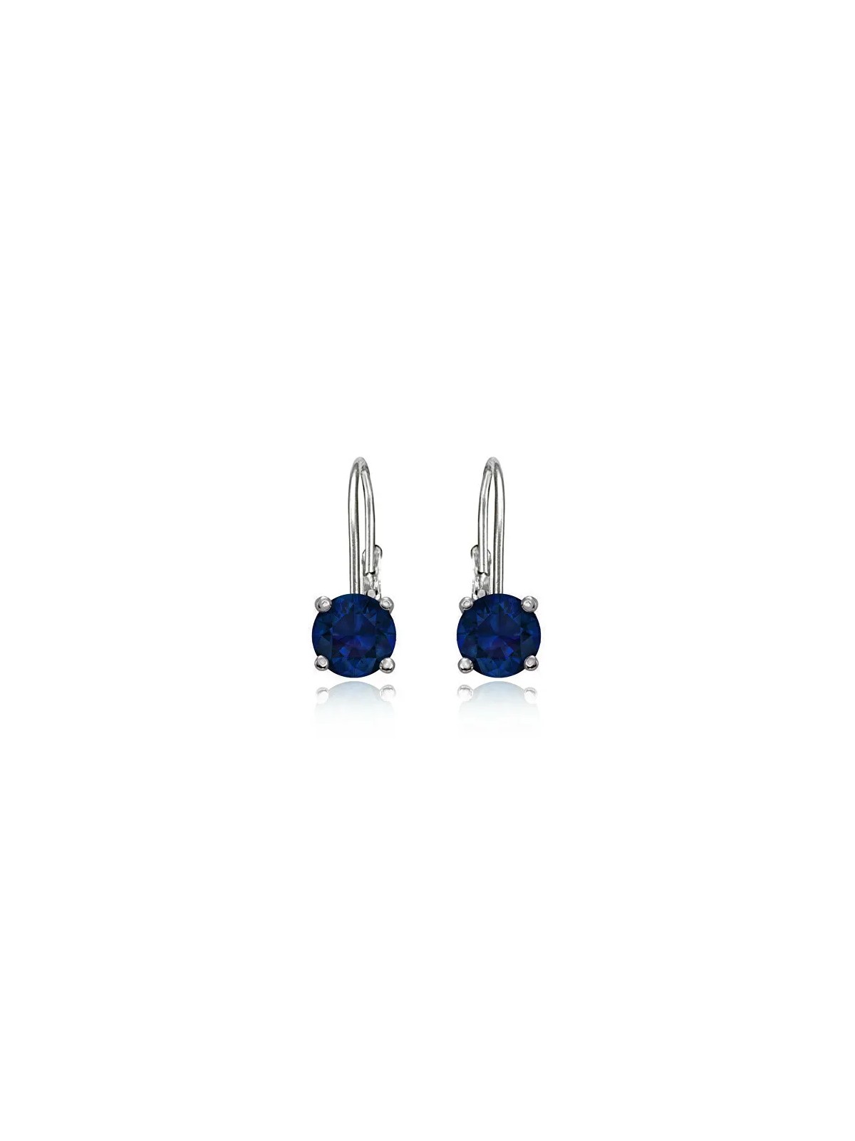 JVD Delicati orecchini in argento con zirconi blu scuro SVLE0620XH2M100 donna