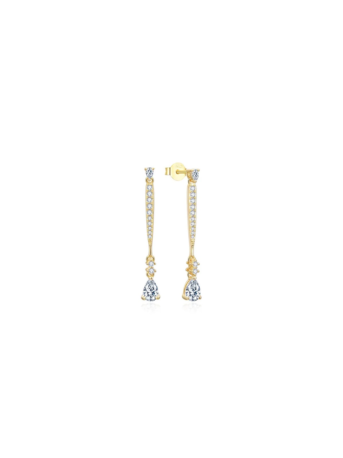 Beneto Esclusiva lucidatura a smalto in zirconio AGUP3300W-GOLD donna