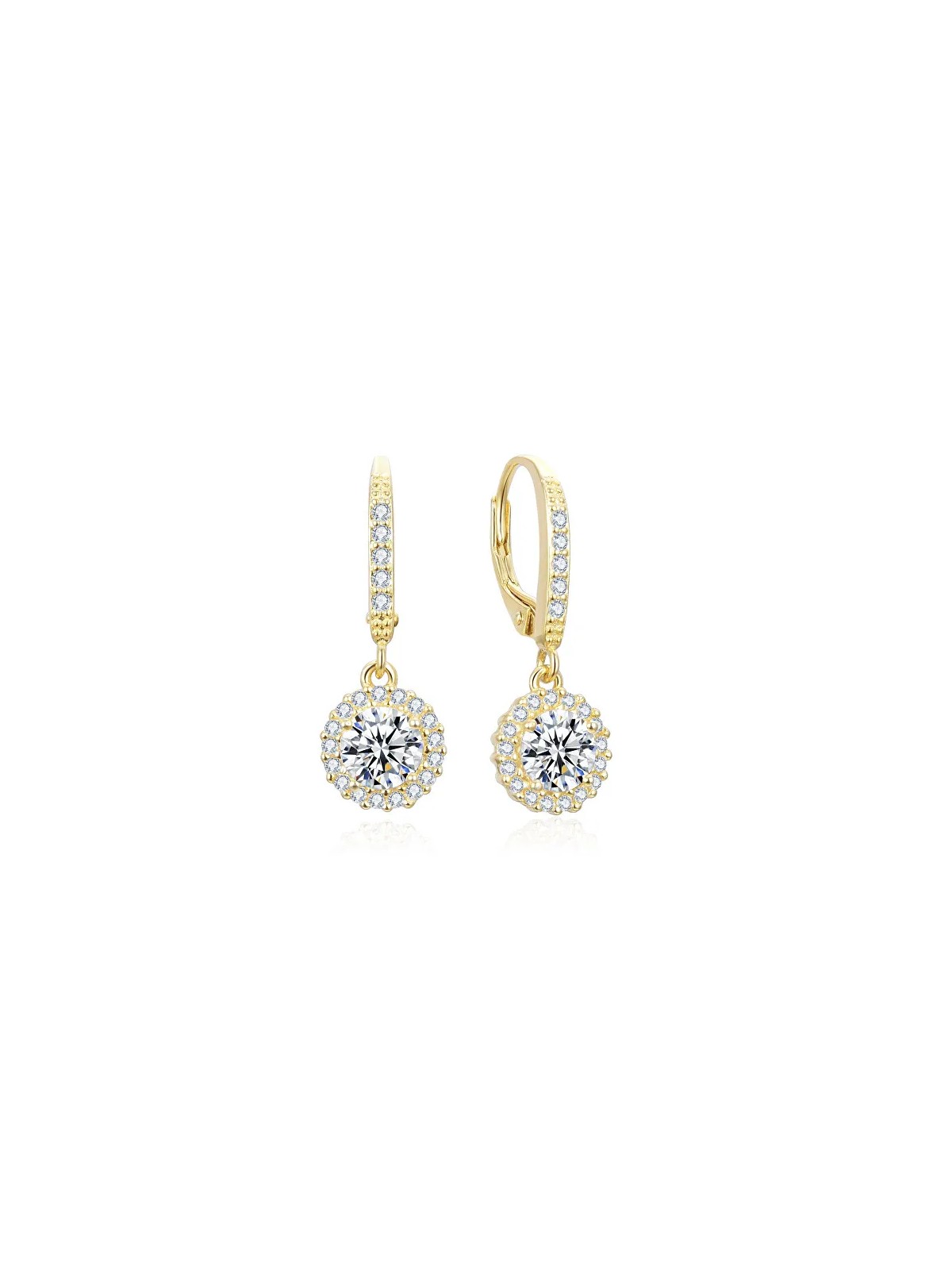 Collana Beneto in argento sterling con zircone AGUC3293-GOLD donna