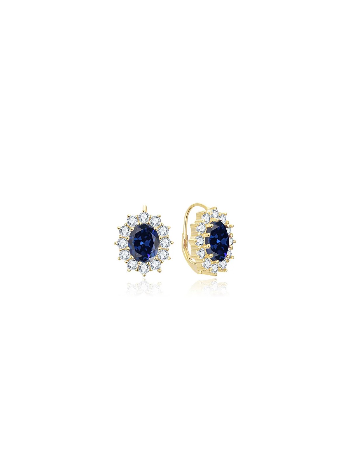 Collana Benetto in zirconio con mod. AGUC3295BL-ORO donna