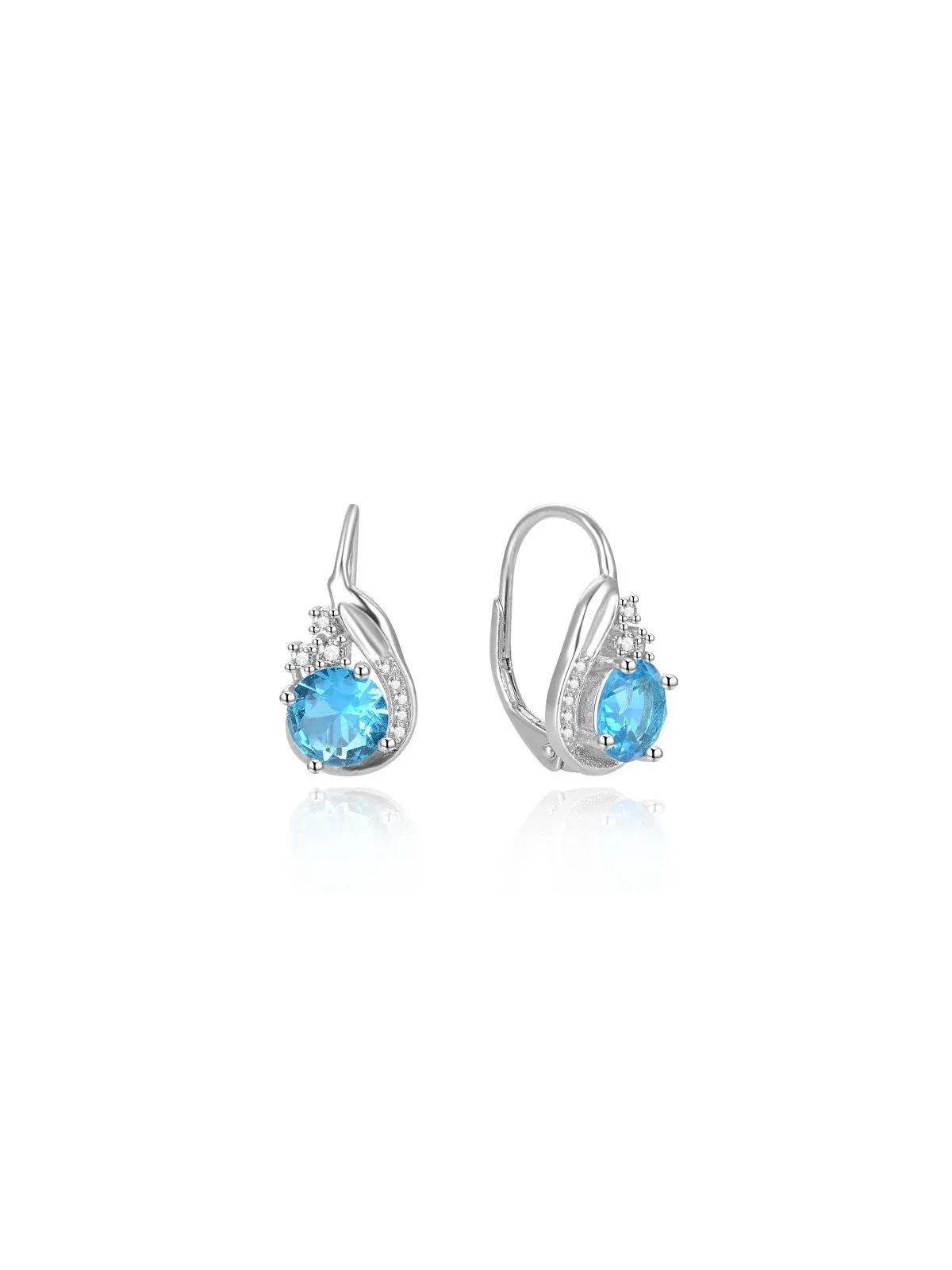 Beneto Anello in pietra naturale con modulo in zircone AGUC2681-L.BLUE donna