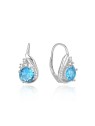 Beneto Anello in pietra naturale con modulo in zircone AGUC2681-L.BLUE donna