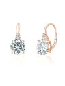 JV OrecchiniD in bronzo scintillante con zirconi trasparenti SVLE1119XH2RO00 donna