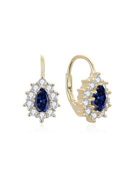 Beneto Pietra preziosa con mod. zircone AGUC3298BL-GOLD donna