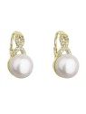 Evolution Group Orecchini dorati con perla di fiume 21048.1 donna