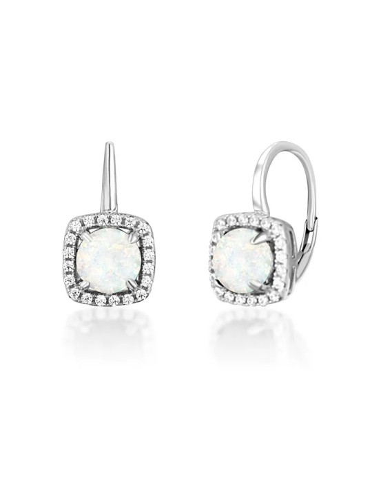 Orecchini JVD Deliziosi in argento con opali sintetici SVLE0513SH2O100 donna