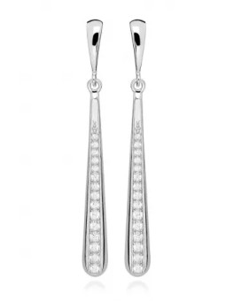 Silver Cat Orecchini senza tempo con zirconi cubici SC500 donna