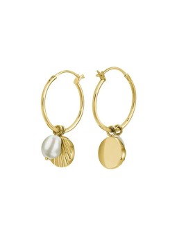 Orecchini placcati oro con perla in ambra Rosefield JSPCEG-J173 donna